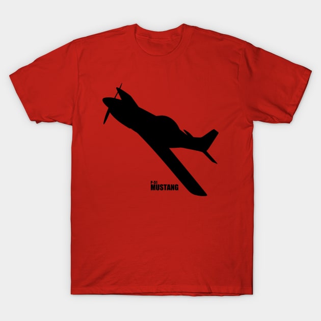 P-51 Mustang T-Shirt by Tailgunnerstudios